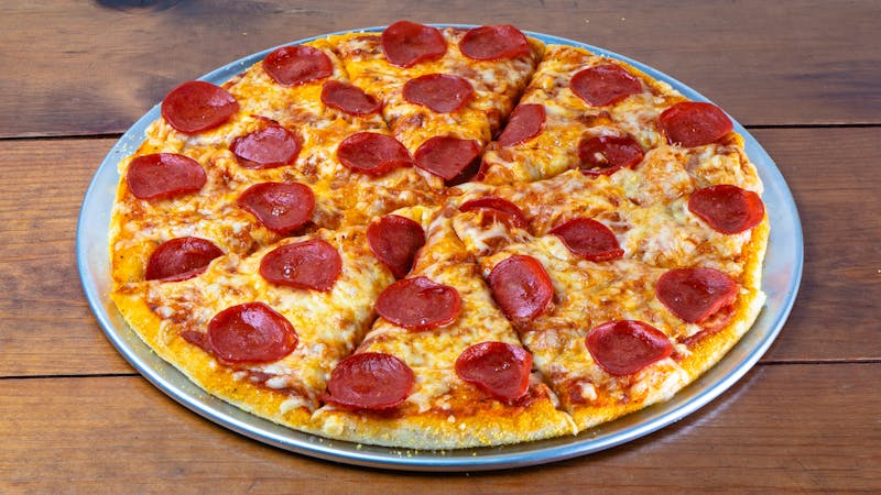 Pepperoni Supreme Pizza loaded with toppings