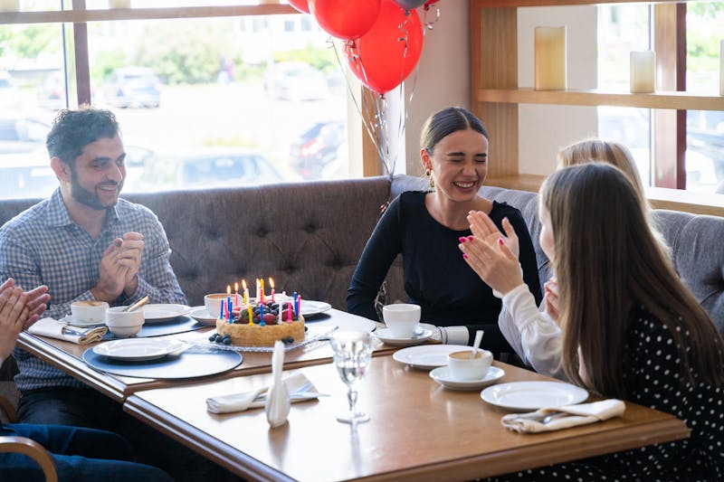 Birthday celebration event hosted at Jet's Pizza restaurant